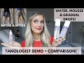 Tanologist Application Demo & Comparison | Express Tan Water, Mousse, Face + Body Drops