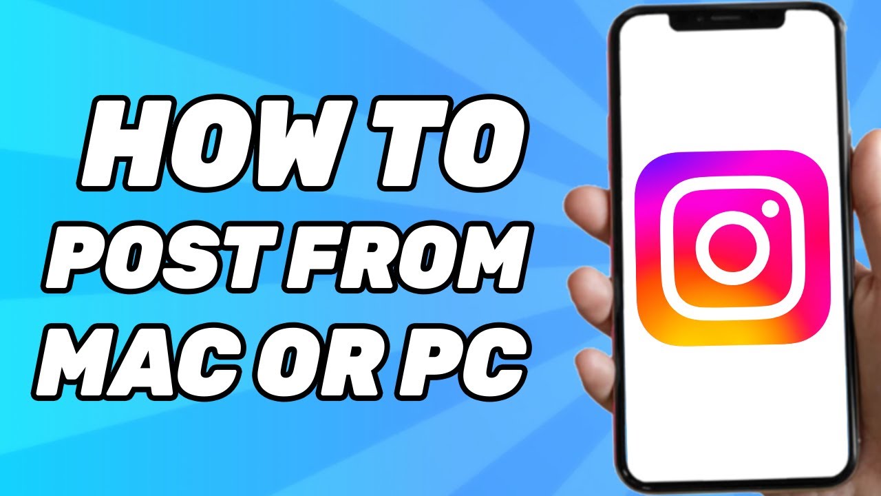 How to Post on Instagram From PC