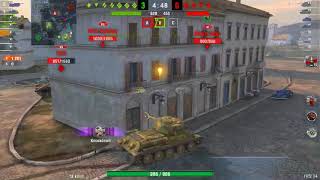 T-34/85 wot blitz (2147 damage) 2 kills