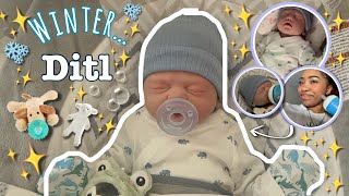 Silicone Baby Winter Day in The Life|Reborns World