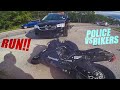 Police VS Bikers! Cops Chases Motorcycle - Best Compilation 2020