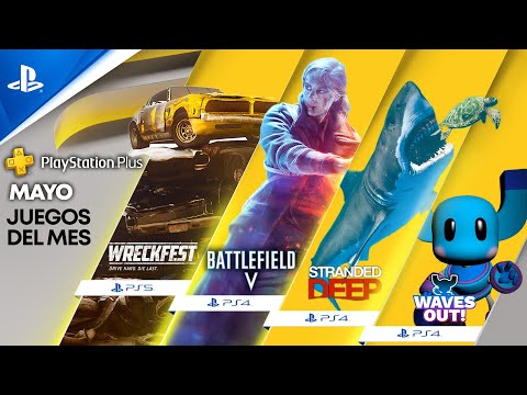 MAYO en PS Plus - Wreckfest: Drive Hard. Die Last, Battlefield V, Stranded Deep y Waves Out