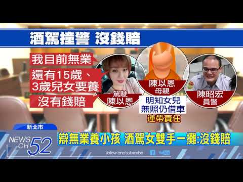 20180502中天新聞　酒駕撞警害截肢　法院判母女賠償1107萬