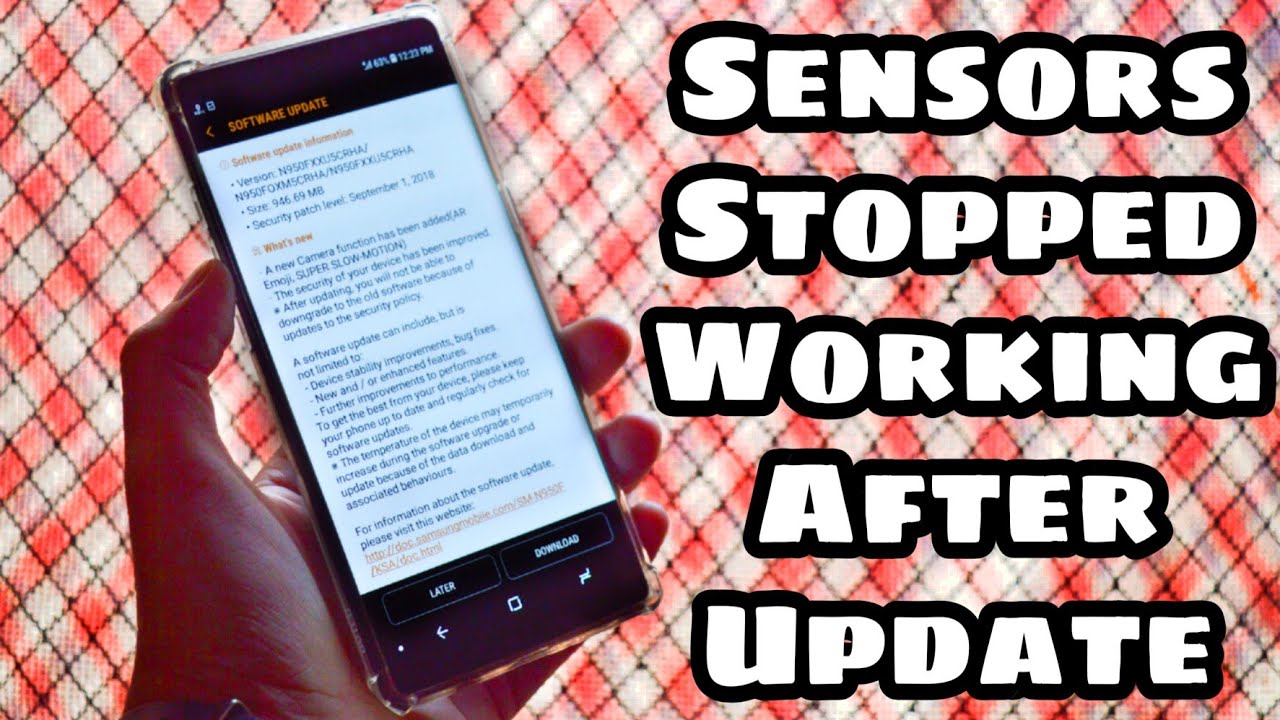 Samsung's Official Software Update Destroyed My Galaxy Note 8 - YouTube