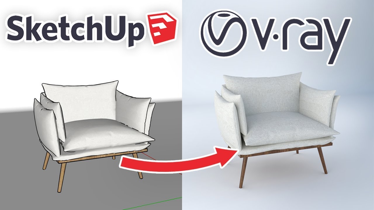 Éclairage en trois points sur VRAY pour SketchUp
