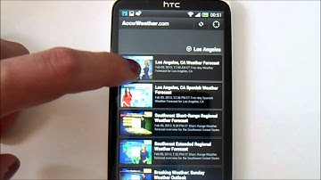 AccuWeather Android App.