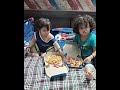 pizza party with cute baby girls #cute #pizza #pizzalover #gujarat #gujarati #food #baby