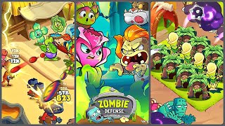 Zombie Defense - Plants War - Merge idle games (Gameplay Android) screenshot 5