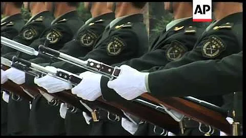 +4:3 Rare chance to see honour guard for Peoples' Liberation Army - DayDayNews