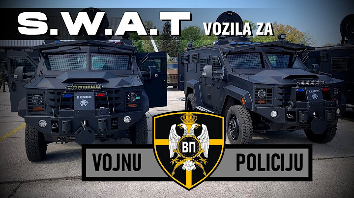 S.W.A.T Interventna vozila za Vojnu Policiju Vojske Srbije