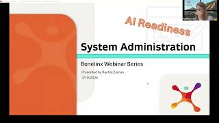 2026 Webinar: System Administration (AI Readiness)
