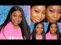 🛍WIG SALE🛍 + REVIEW || 🔥KINKY STRAIGHT WIG &amp; COLORED CONTACTS 😻 || ALIBELE HAIR &amp; IRIS BEAUTY