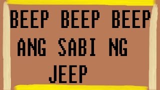 Beep(3x) Ang Sabi ng Jeep (dubi dubi dap dap) LYRICS