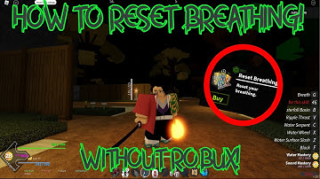 How To Reset Breathing! (Without Robux!) | Project Slayers Free Release Roblox