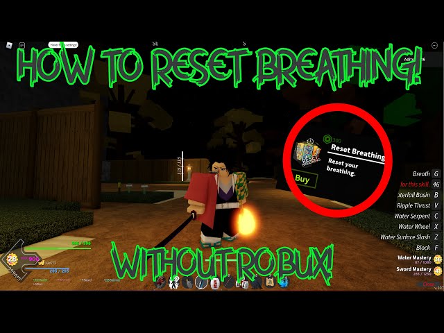 how to reset breathing project slayer with ore｜TikTok Search