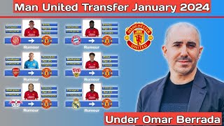 Manchester United Transfer 2024 ~ Confirmed & Rumours Under Omar Berrada ~ Update 21 January 2024