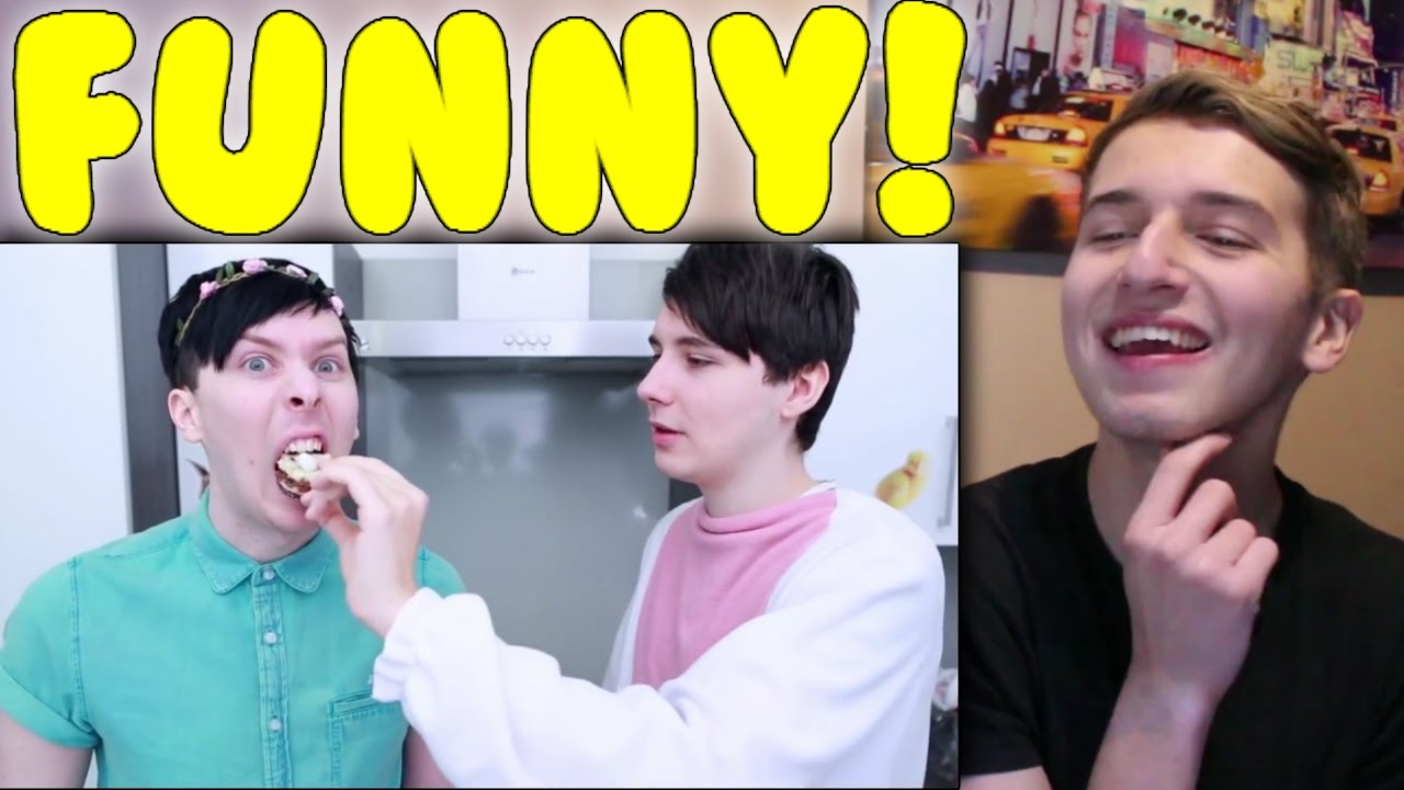 Dan and Phil Easter Baking - EXTREME TRIPLE CHOCOLATE NESTS Reaction