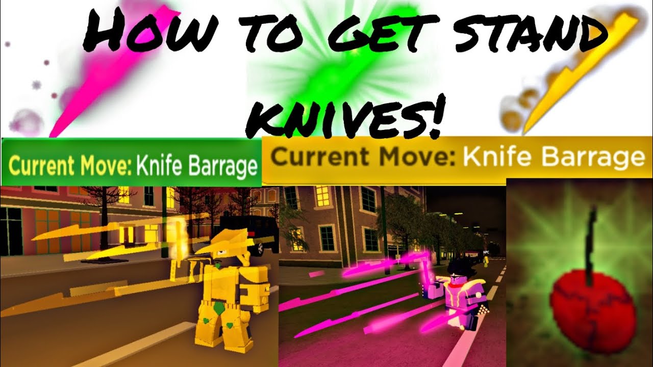 How to get every Stand knife in JoJo Timestop Battlegrounds! YouTube