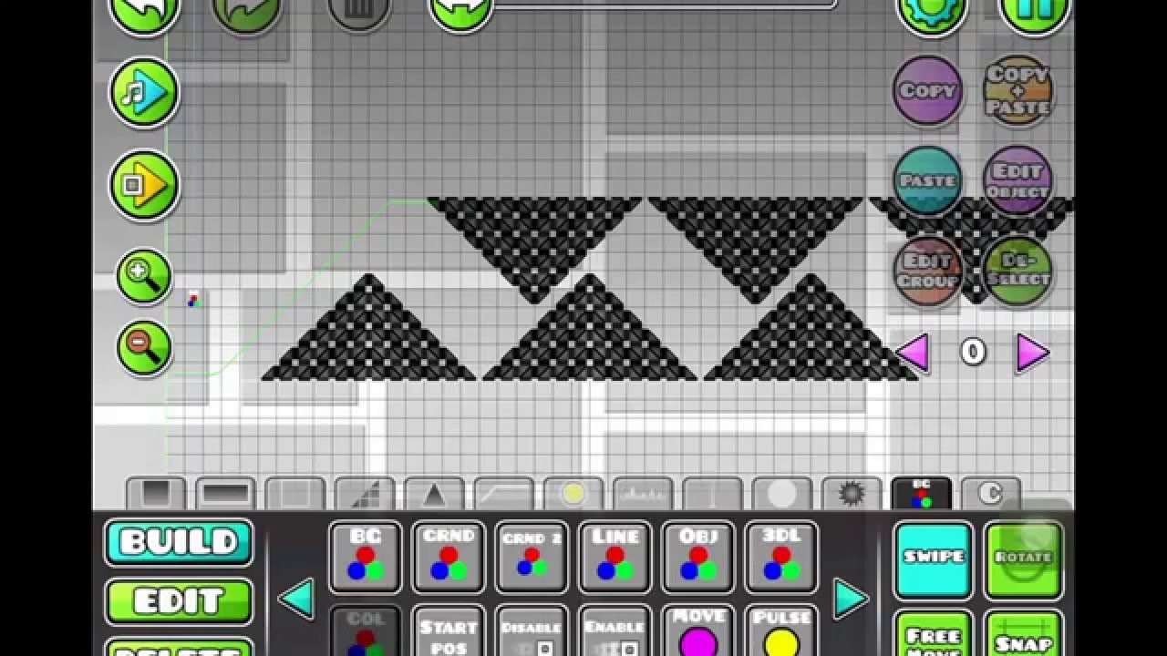 How to make the nine circles effect in 2.0 (geometry dash) - YouTube
