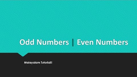Display Odd Numbers | Display Even Numbers | Java programming language | Malayalam Tutorial