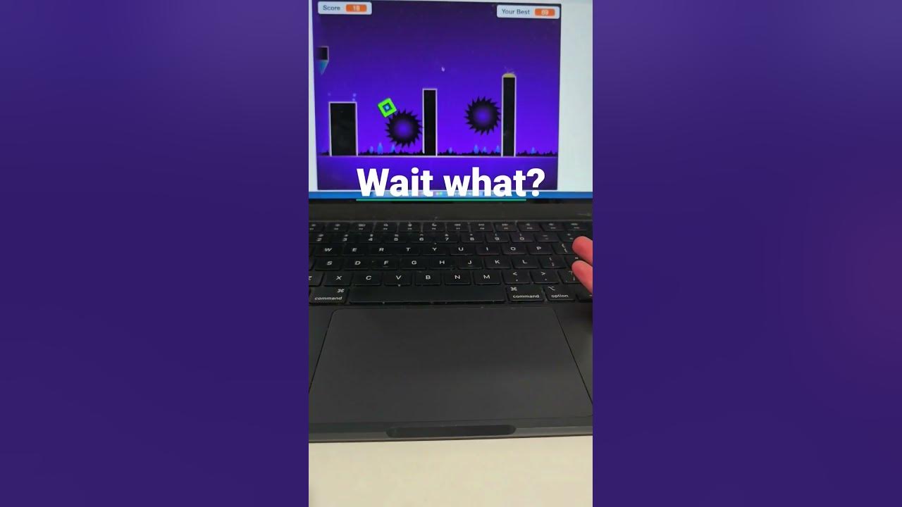 Trying hacked scratch geometry dash scratch geometrydash youtube