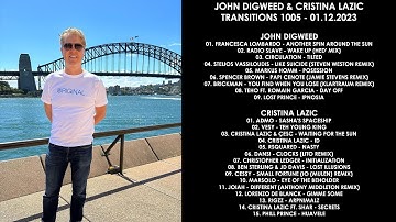 JOHN DIGWEED (UK) & CRISTINA LAZIC (Italy) @ Transitions 1005 01.12.2023