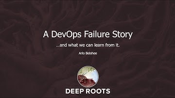 A DevOps Failure Story
