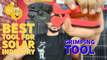 POCKET FRIENDLY SOLAR TOOL | BEST CRIMPING TOOL | MC4 & CABLE CONNECTION TOOL | 2023