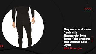 Stay warm and move freely with Thermajohn Long Johns - the ultimate cold weather base layer! screenshot 5