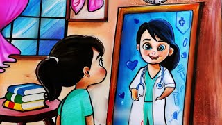My dream job when I grow up drawing .My dream job when I grow up painting.My dream job doctor draw