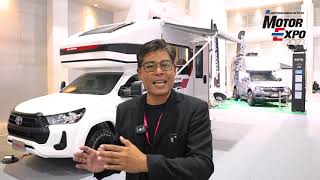 รถบ้านมอเตอร์โฮมแครี่บอย ราคาเท่าไหร่? #Toyota #revo ในงาน #expo2023