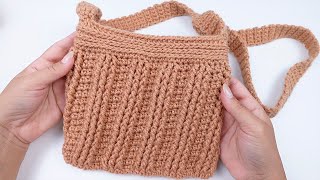 Bolso Cartera (PARA EL DIARIO) Tejido a Crochet