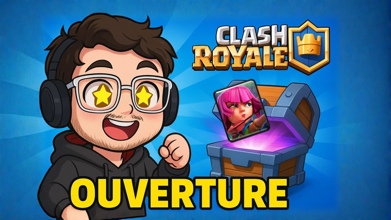 CLASH ROYAL [ASMR FR] #7 - BIG OPENING DE COFFRES ! - #asmr #clashroyale #asmrfrançais 