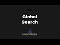 How to Use Global Search in Monolith
