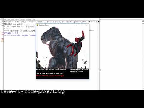 Simple Spider-Man Game In PYTHON With Source Code | Source Code & Projects