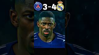 PSG vs. Real Madrid Imaginary UCl Match #shorts