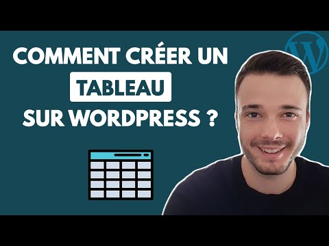 Comment créer un tableau sur WordPress facilement ? (Méthode avec ou sans le plugin TablePress)