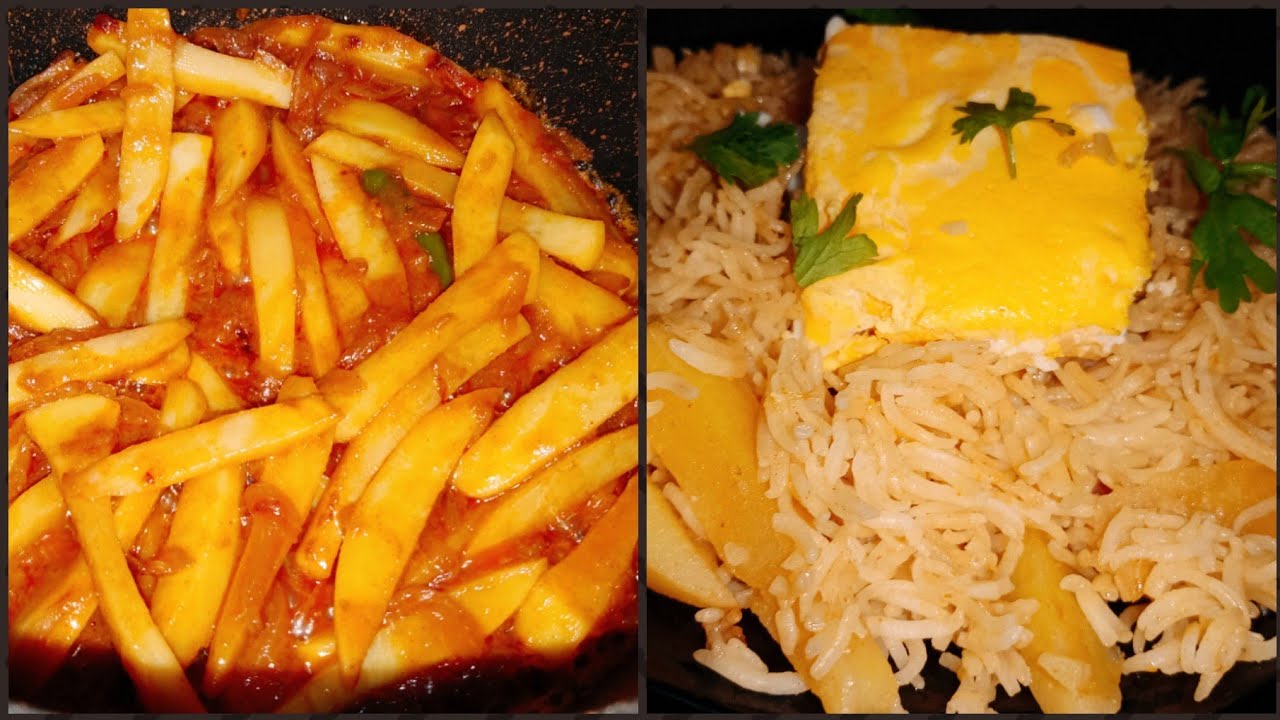 potato egg rice one pot easy n simple dinner recipe YouTube