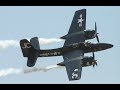 Grumman F7F Tigercat Aerobatics Planes of Fame May 2019