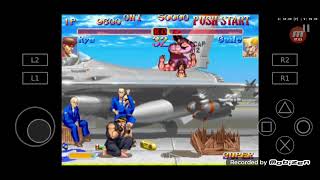 Hyper Street fighter 2 AntherSX2 Mobizen Capture test