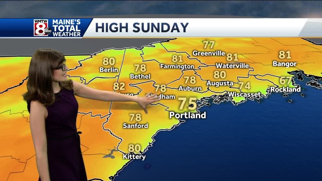 Scattered showers and storms Sunday - YouTube