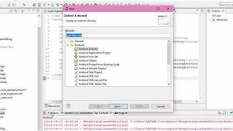 TUTORIAL MEMBUAT APLIKASI ANDROID SEDERHANA MENGGUNAKAN APLIKASI JAVA (ECLIPSE LUNA)