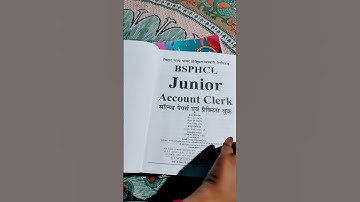 bsphcl junior accountant clerk k lia best book #bsphcl #shorts #plzsubscribe for more videos