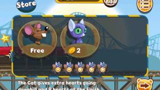 Nutty Fluffies Rollercoaster Game ios iphone gameplay screenshot 3