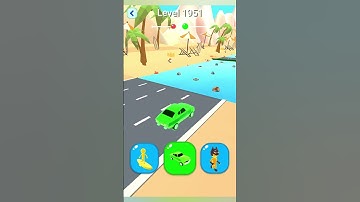 Shape Shifting 2 GAMEPLAY Level No -1951 Walkthrough - New Update Car Racing #Shorts #ShapeShifting