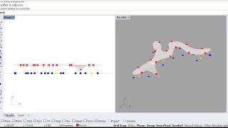 Minimal surface using Kangaroo for Grasshopper