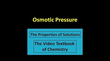 Osmotic Pressure