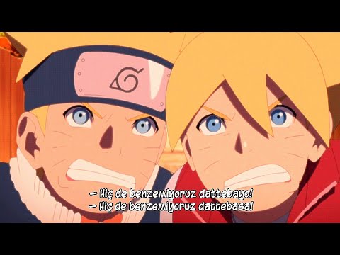 Boruto ve Sasuke Eski Konoha'ya gidiyor, Boruto genç Naruto'yla karşılaşıyor