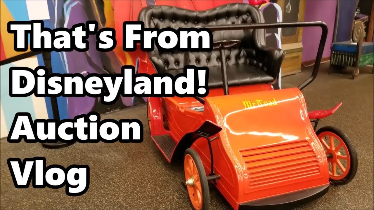 That's from Disneyland Auction Vlog - Disneyland & Disney World Ride Props & Vehicles