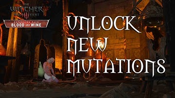 The Witcher 3 Blood and Wine Mutations - How to Research Mutations